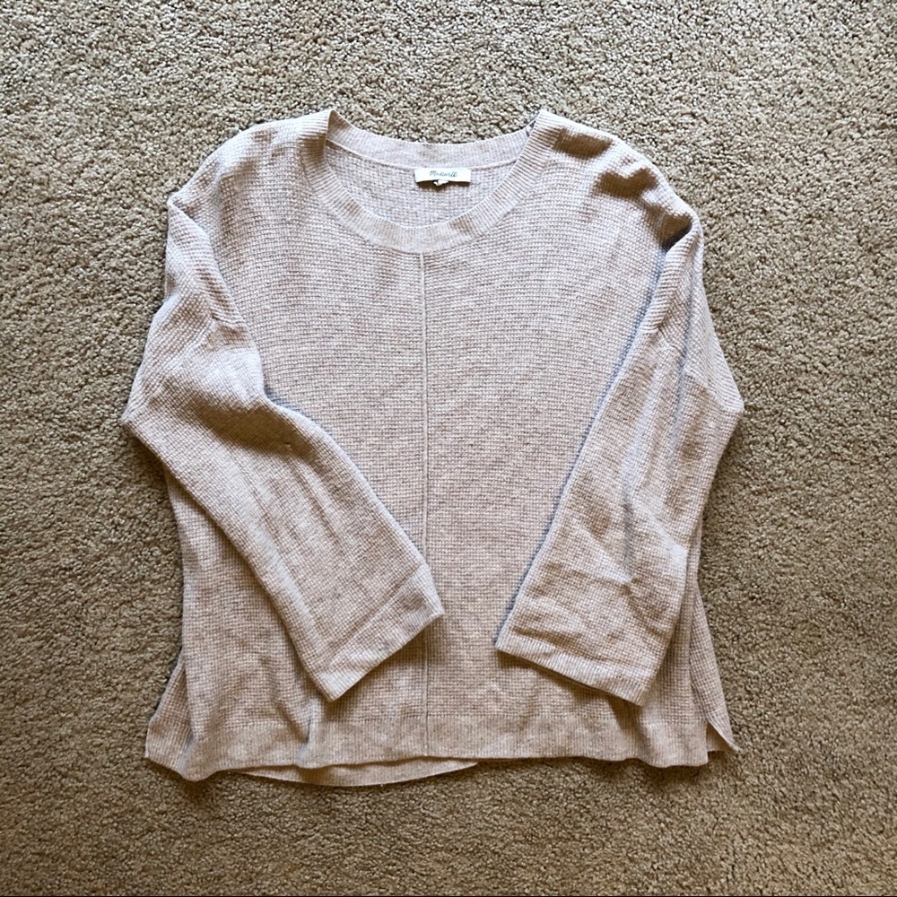 Madewell Long-sleeve Tan Sweater